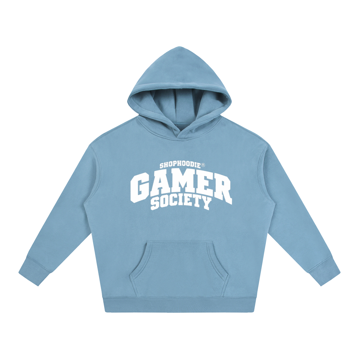 SHOPHOODIE® CAMPUS GAMER SOCIETY Oversized Fleece Hoodie — 350 GSM — view 11