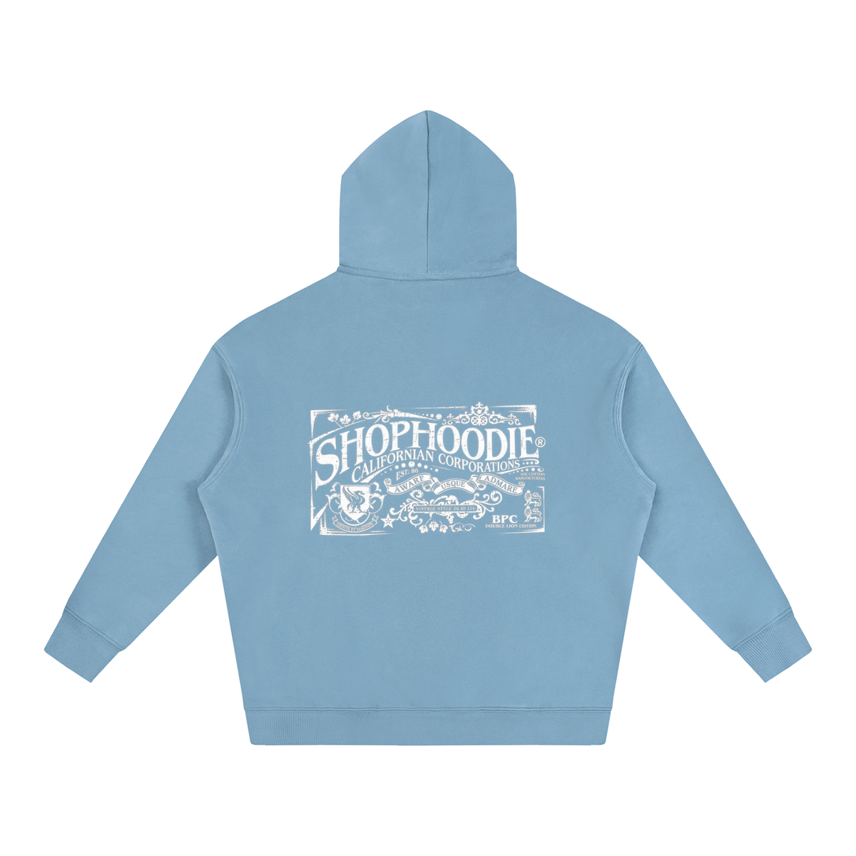 SHOPHOODIE® CALIFORNIA VARNAGE Oversized Fleeced Hoodie — 350 GSM