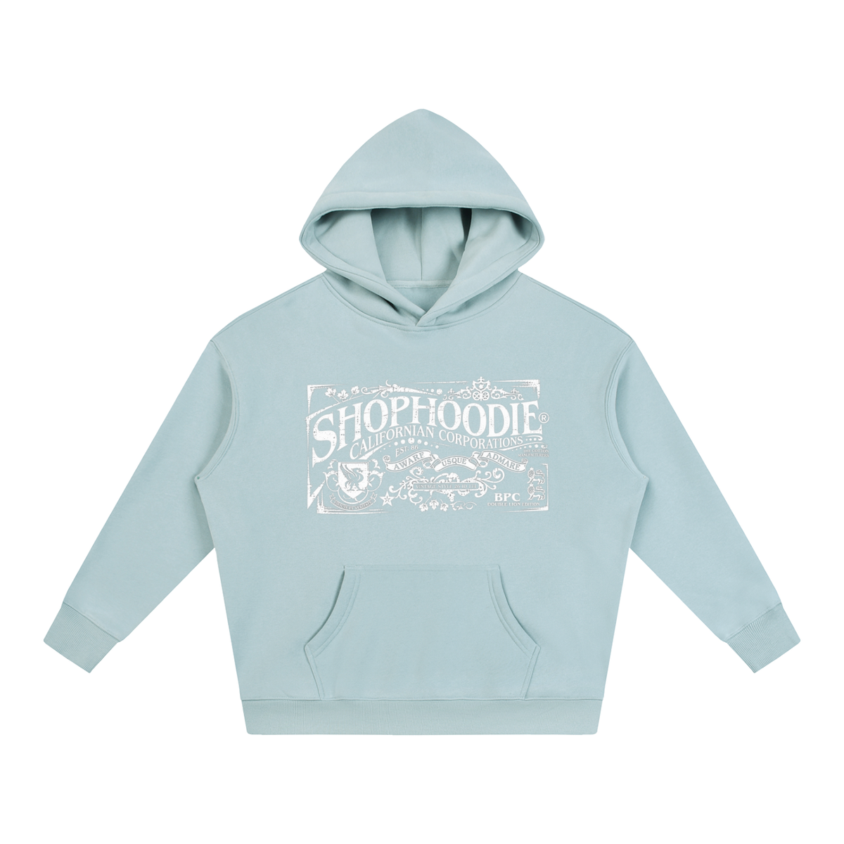 SHOPHOODIE® CALIFORNIA VARNAGE Oversized Fleeced Hoodie — 350 GSM