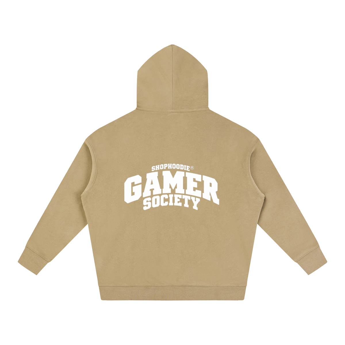 SHOPHOODIE® CAMPUS GAMER SOCIETY Oversized Fleece Hoodie — 350 GSM — view 36