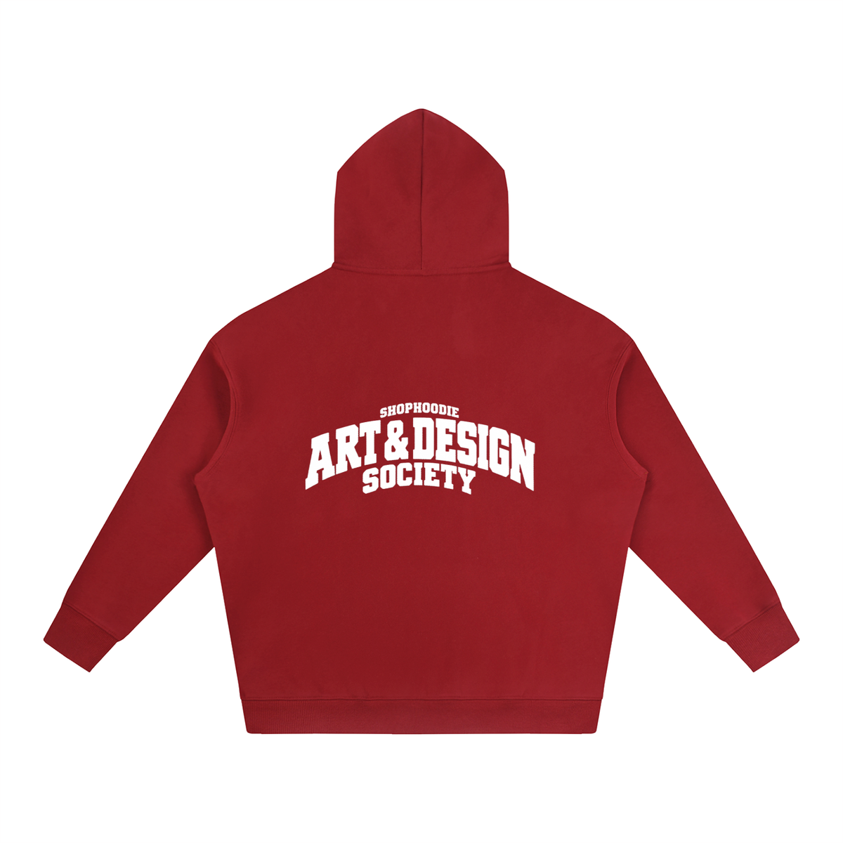 SHOPHOODIE® CAMPUS ART & DESIGN SOCIETY Oversized Fleece Hoodie — 350 GSM — view 44