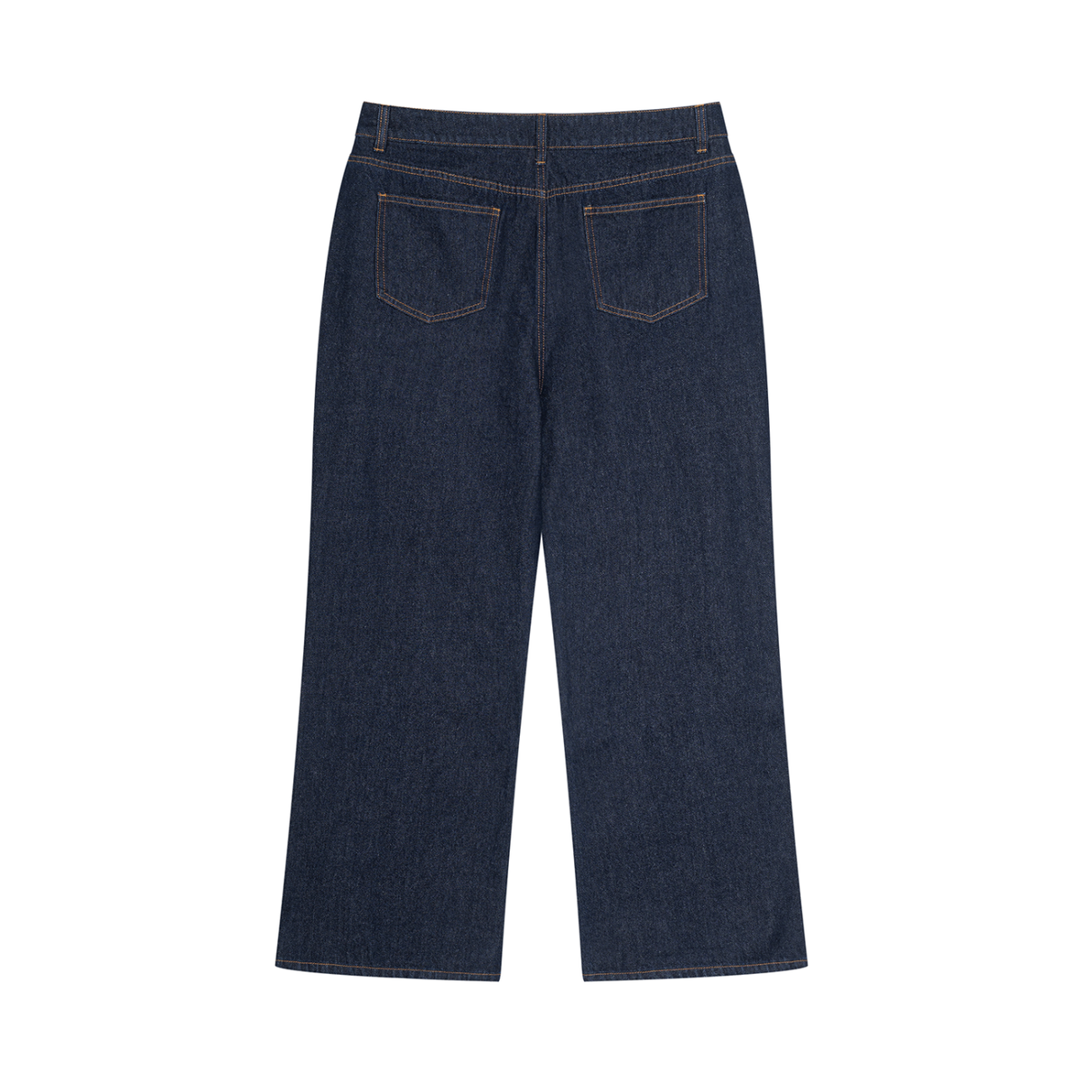 SHOPHOODIE® LONDON men's 425 GSM vintage-wash relaxed denim jeans in Jeans Blue — product view 2