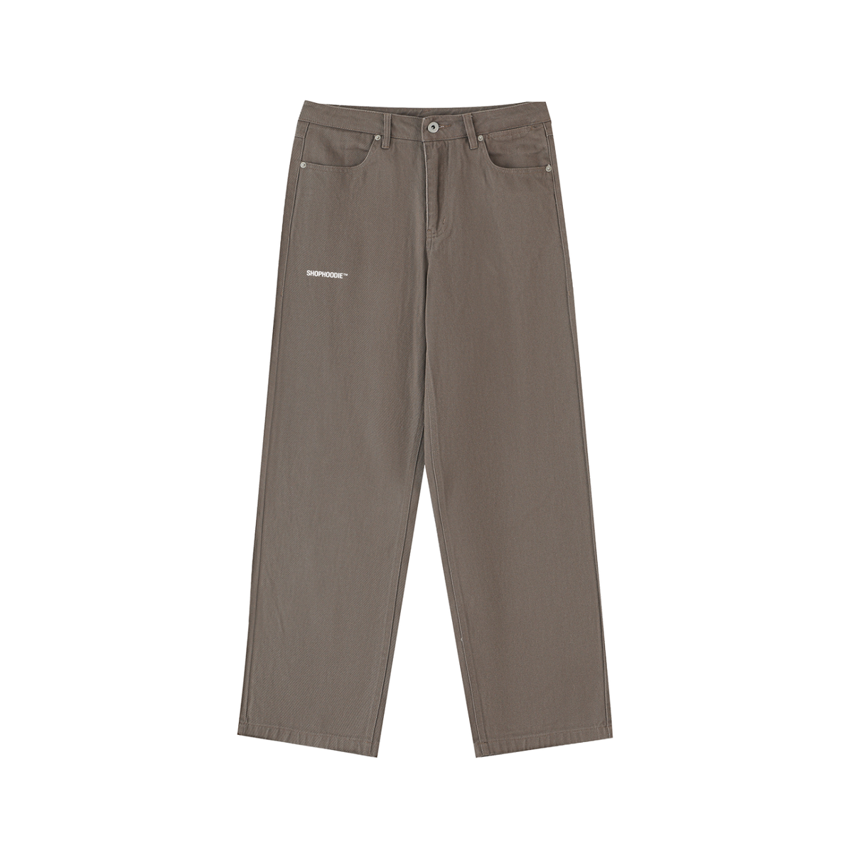 Heavyweight Cotton Straight-Leg Pants