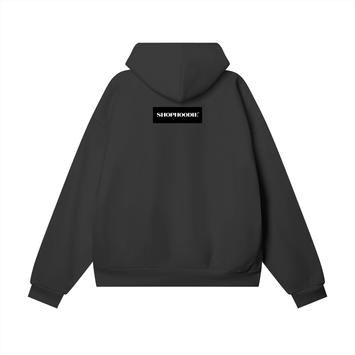SHOPHOODIE® LONDON AVANT DIMENSION 460 GSM unisex oversized heavyweight hidden-pocket fleece hoodie — image 4