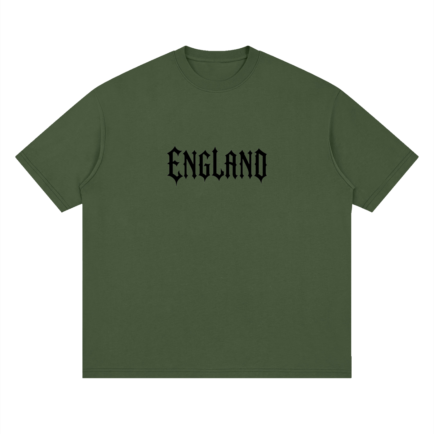 SHOPHOODIE ENGLAND Streetwear Loose Drop Shoulder T-Shirt