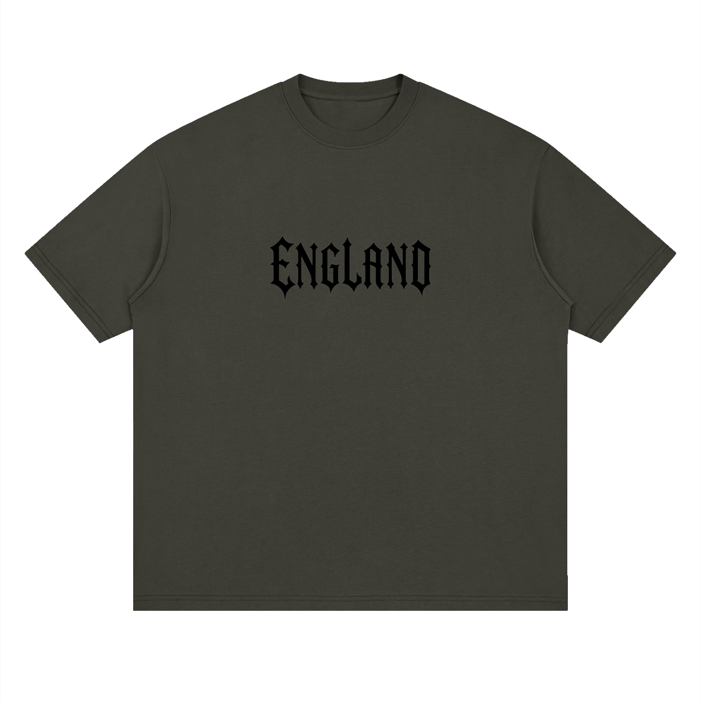 SHOPHOODIE ENGLAND Streetwear Loose Drop Shoulder T-Shirt