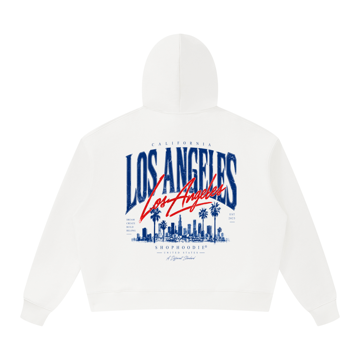 SHOPHOODIE® AVANT Los Angeles Hoodie Neutral Tones — top half of this complete set, second view