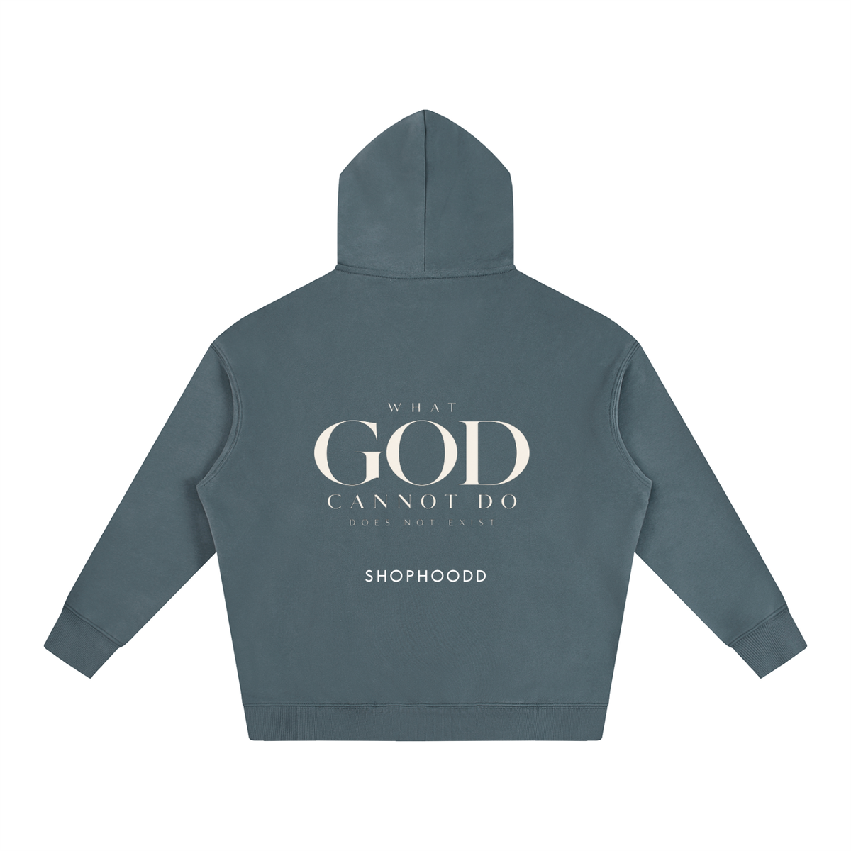 SHOPHOODIE LONDON Faith 350 GSM unisex oversized fleeced hoodie – product image 10