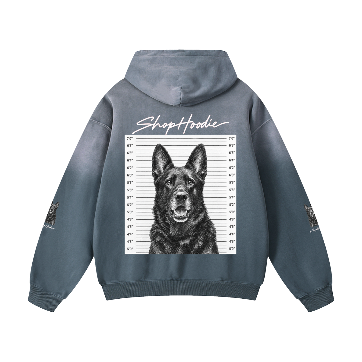 SHOPHOODIE® Sunfade Oversized Heavyweight 400 GSM Limited Run Hoodie – product detail