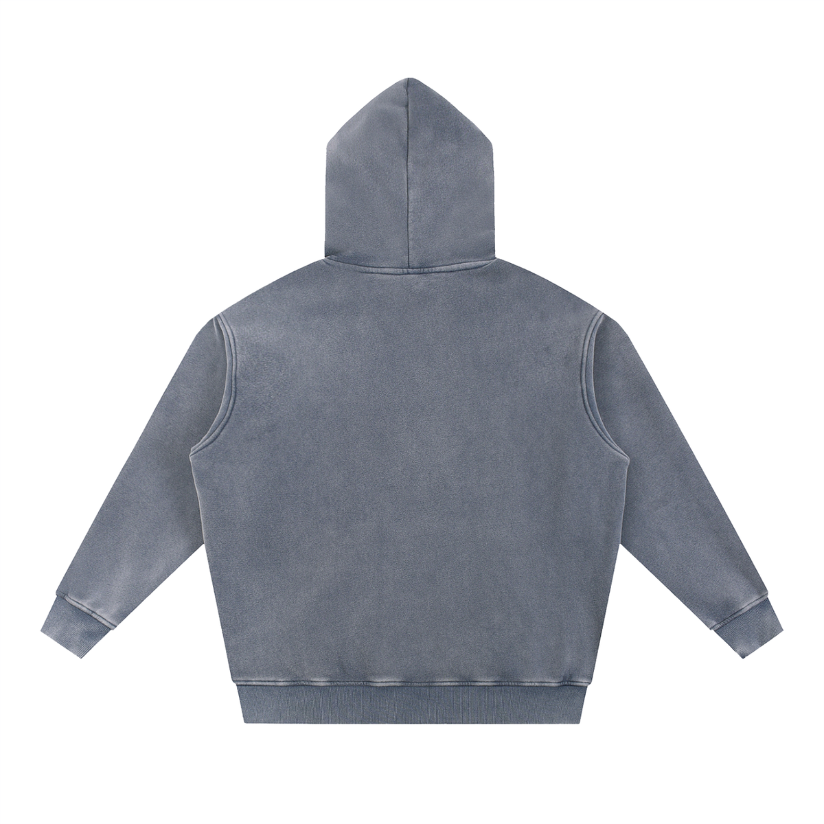 SHOPHOODIE® LONDON 355 GSM snow-wash oversized unisex fleece hoodie — product image 10
