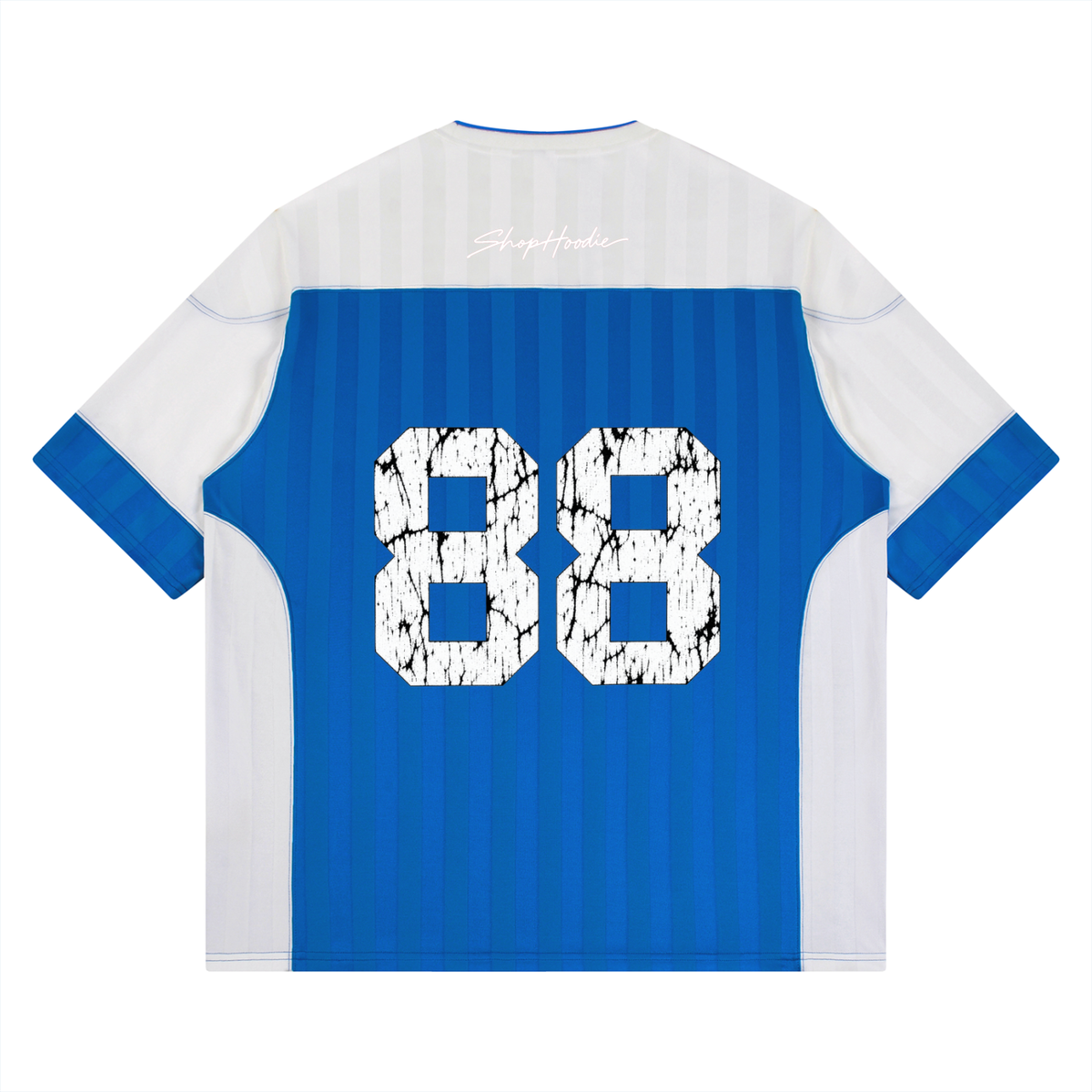 SHOPHOODIE® 88 Unisex Striped Raglan Jersey — 150 GSM — view 6
