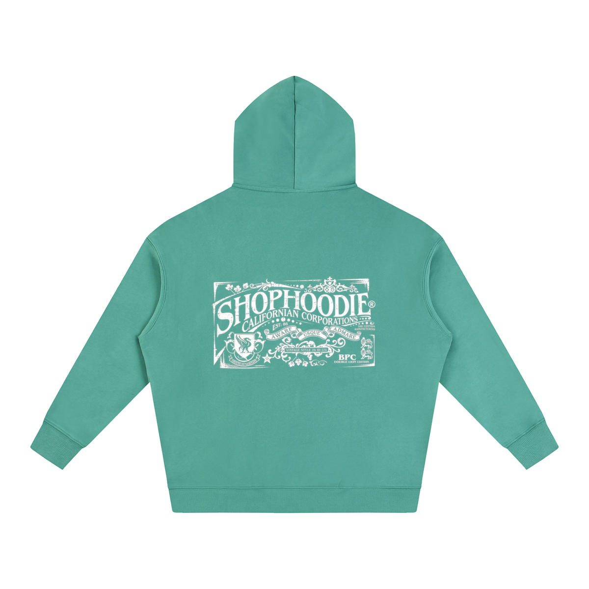 SHOPHOODIE® CALIFORNIA VARNAGE Oversized Fleeced Hoodie — 350 GSM