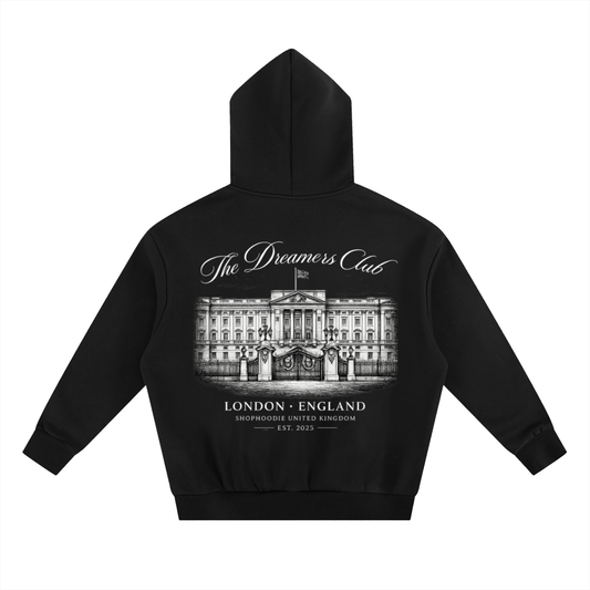 Essential Heavyweight Boxy Fleece Dreamers Club Hoodie by Shop Hoodie