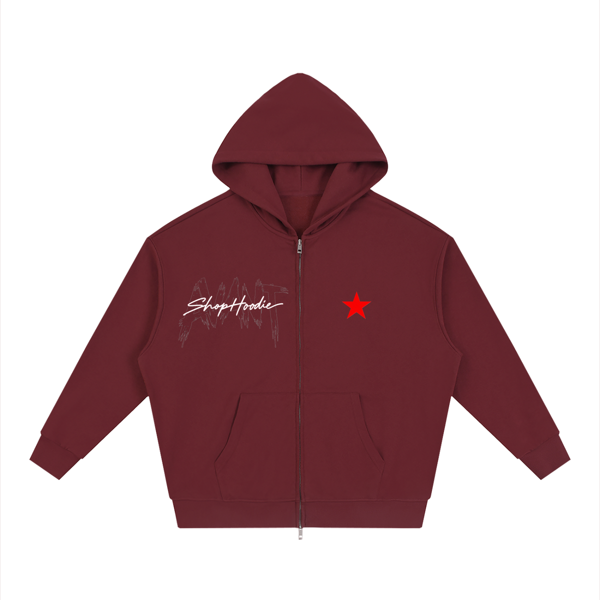 SHOPHOODIE® AVANT Heavyweight Full-Zip Hoodie – product image 7