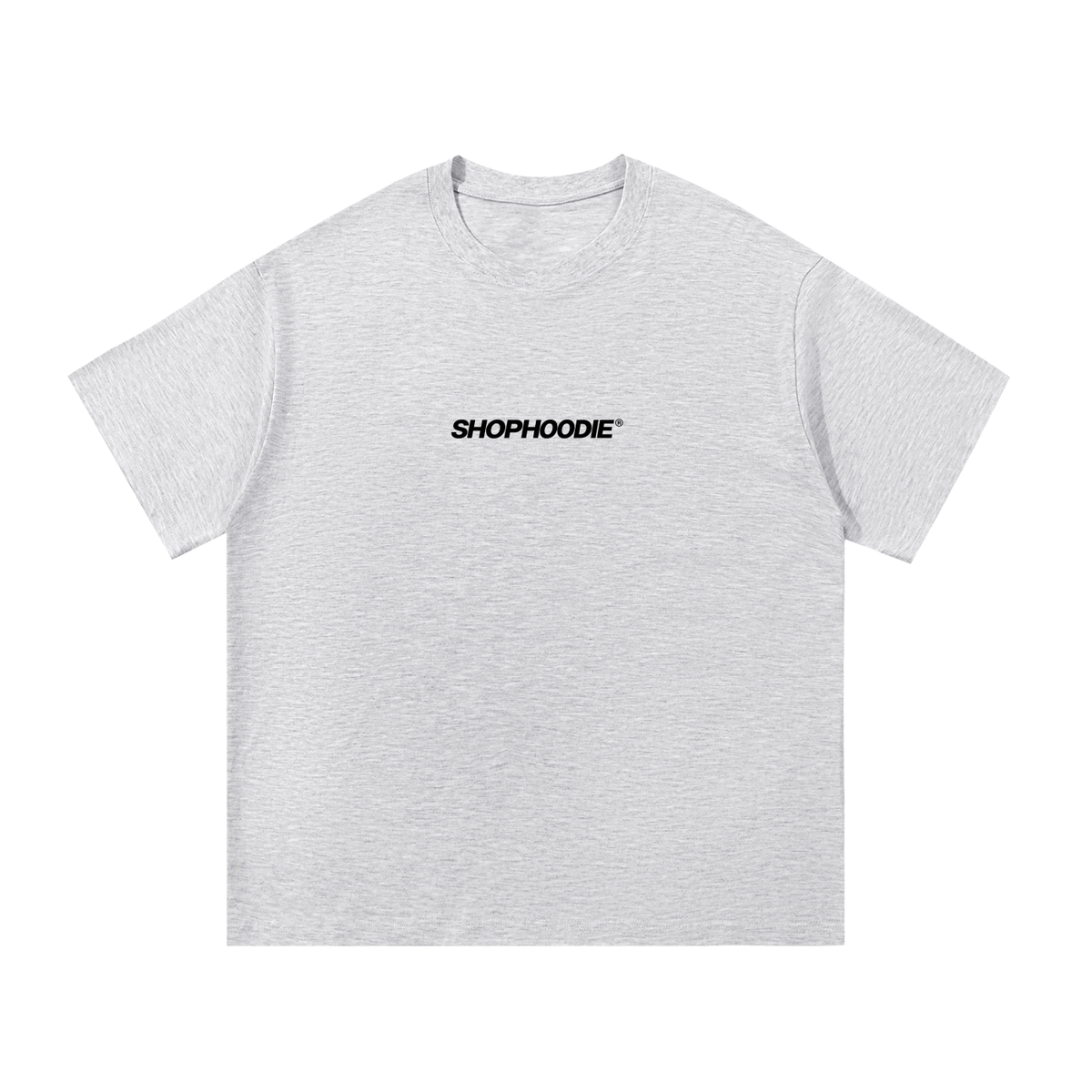 SHOPHOODIE® LONDON BLANK unisex 260 GSM oversized cotton T-shirt — product view 5