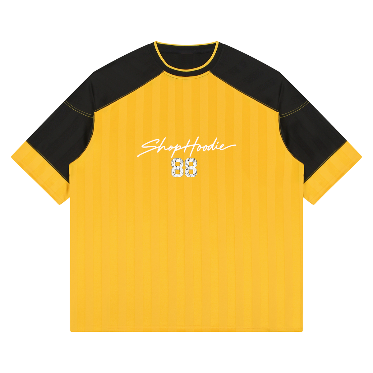 SHOPHOODIE® 88 Unisex Striped Raglan Jersey — 150 GSM — view 3