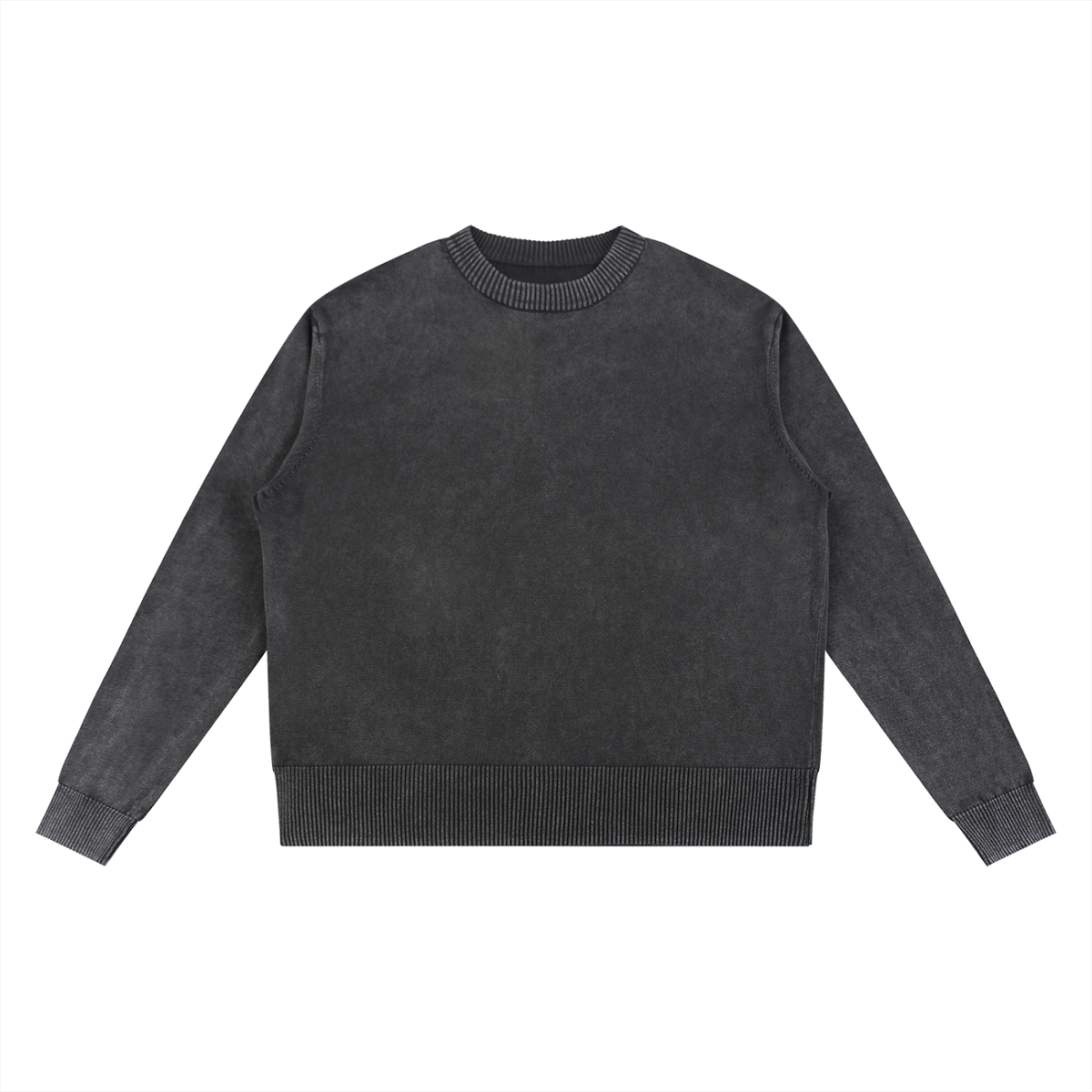SHOPHOODIE® BLANK Mineral Wash Oversized Crewneck Sweatshirt — 285 GSM — product image 1