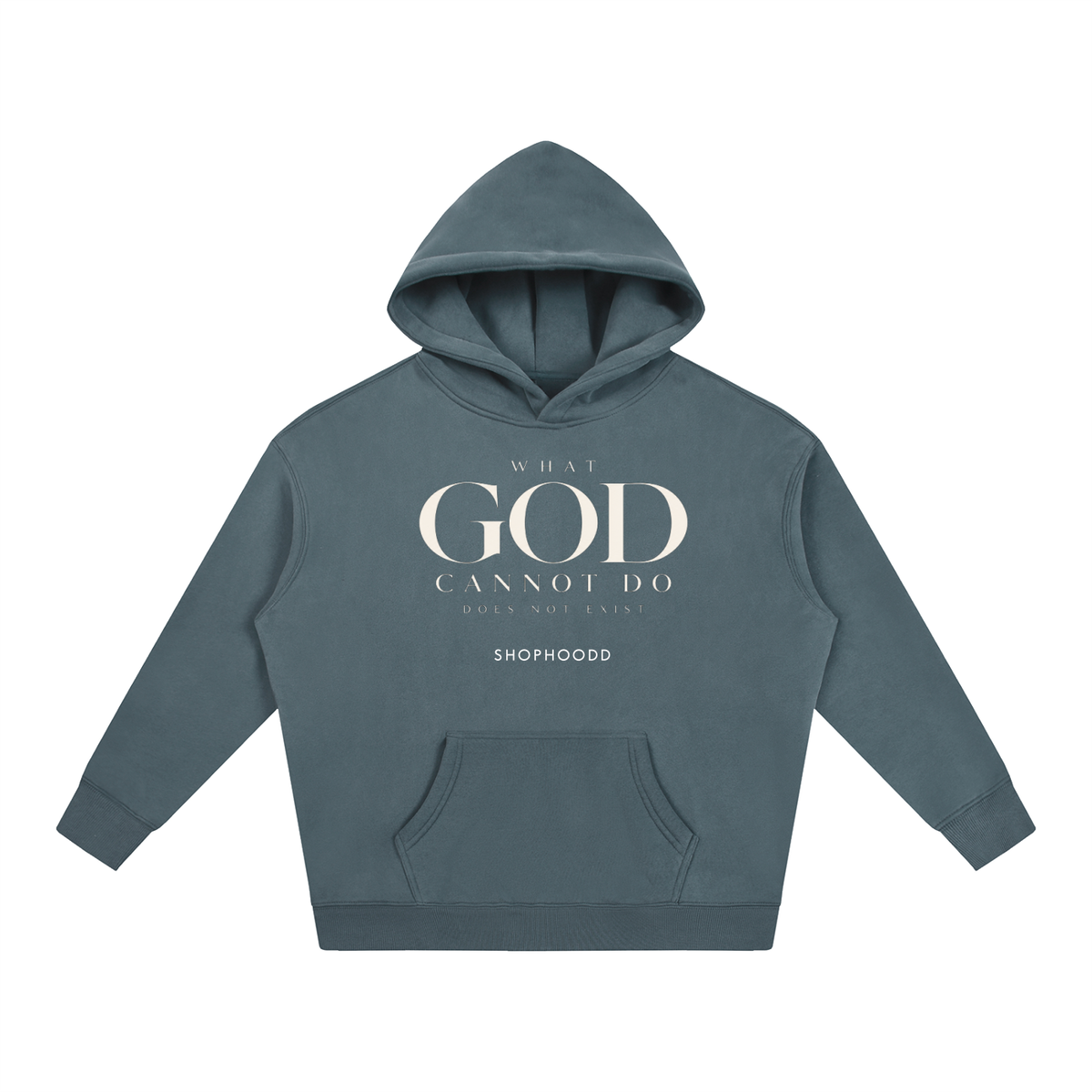 SHOPHOODIE LONDON Faith 350 GSM unisex oversized fleeced hoodie – product image 9