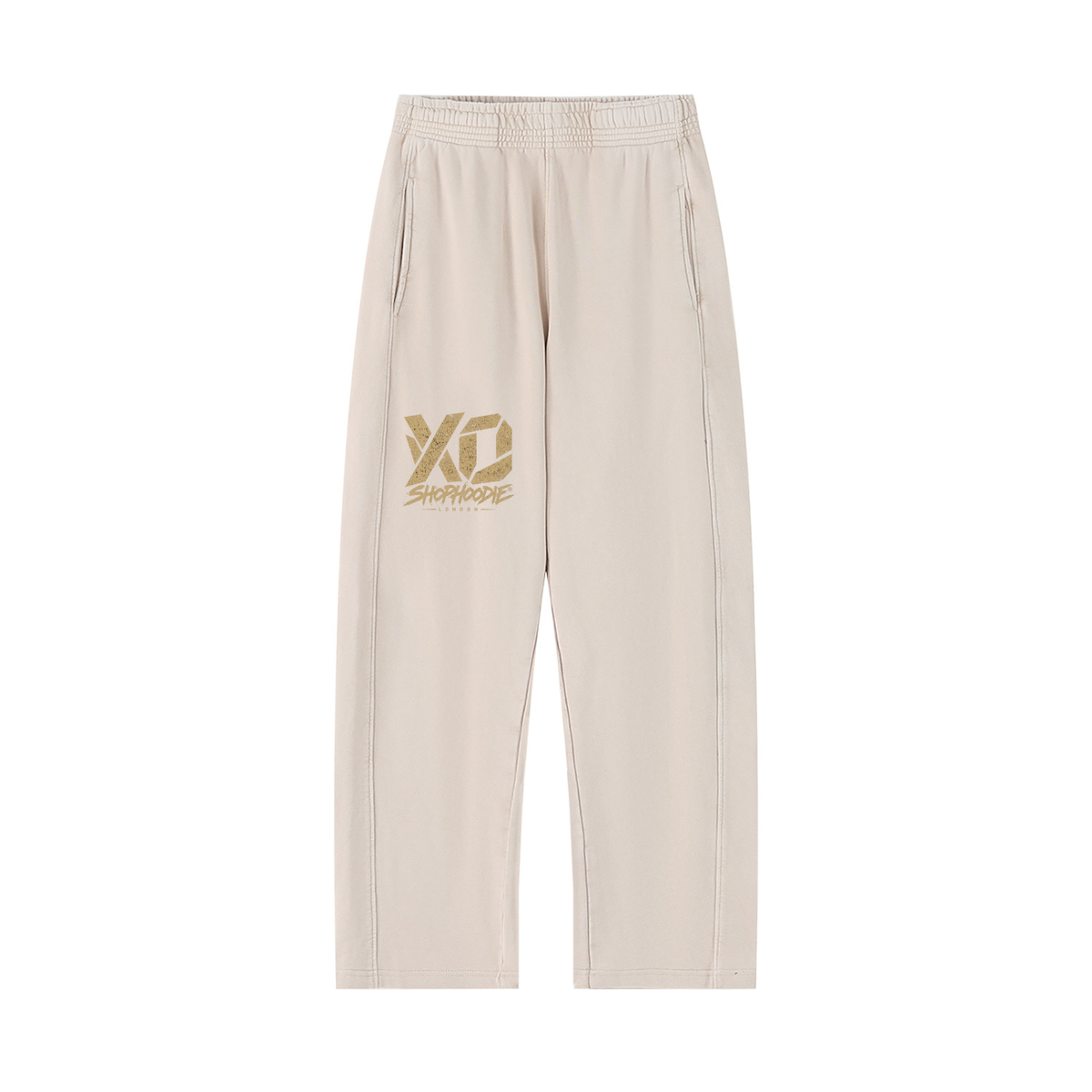 SHOPHOODIE® LONDON XO 420 GSM unisex mineral-wash straight-leg sweatpants — product image 3