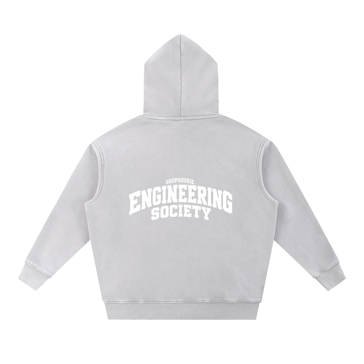 SHOPHOODIE® CAMPUS ENGINEERING SOCIETY Fleece Oversized Hoodie — 355 GSM — view 6
