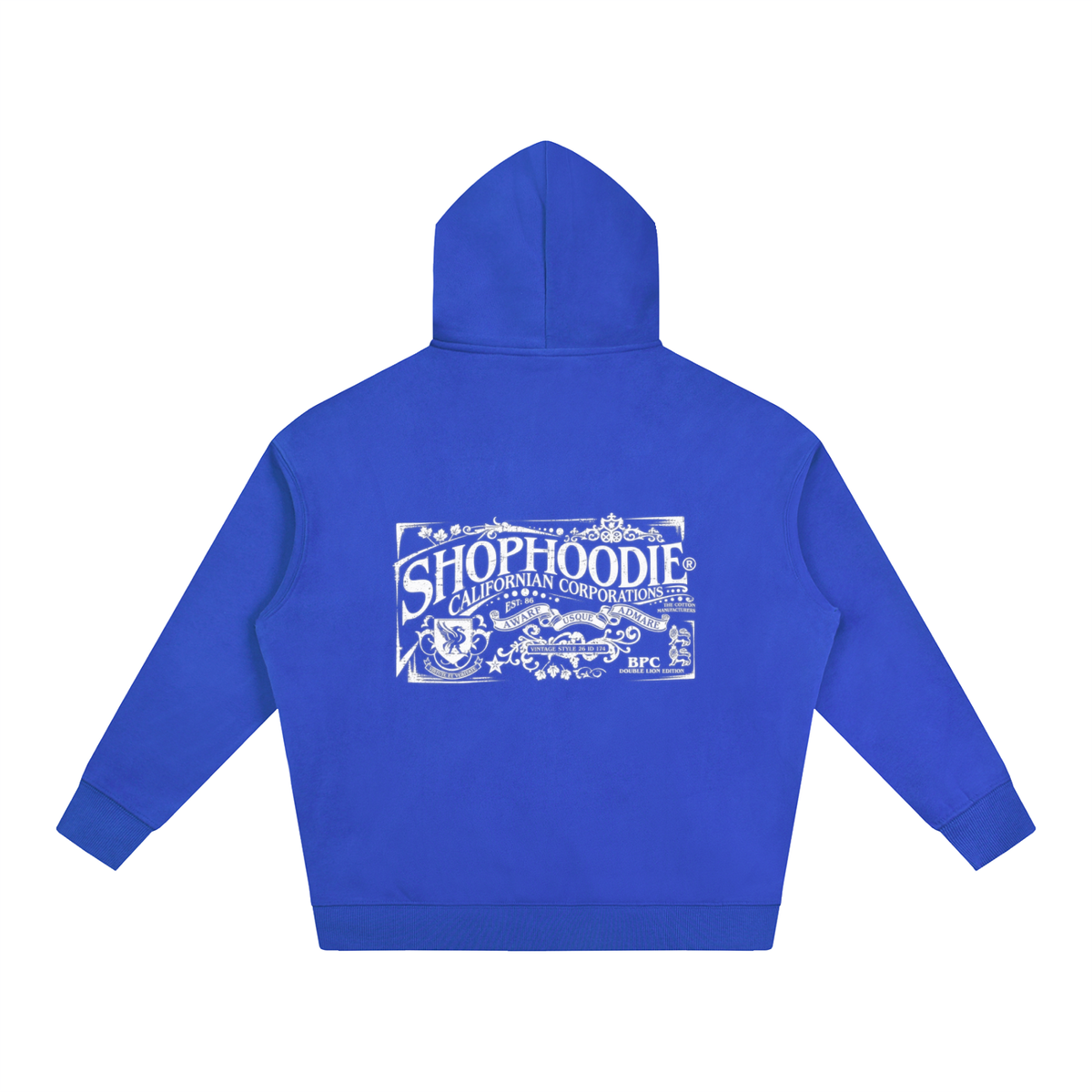 SHOPHOODIE® CALIFORNIA VARNAGE Oversized Fleeced Hoodie — 350 GSM