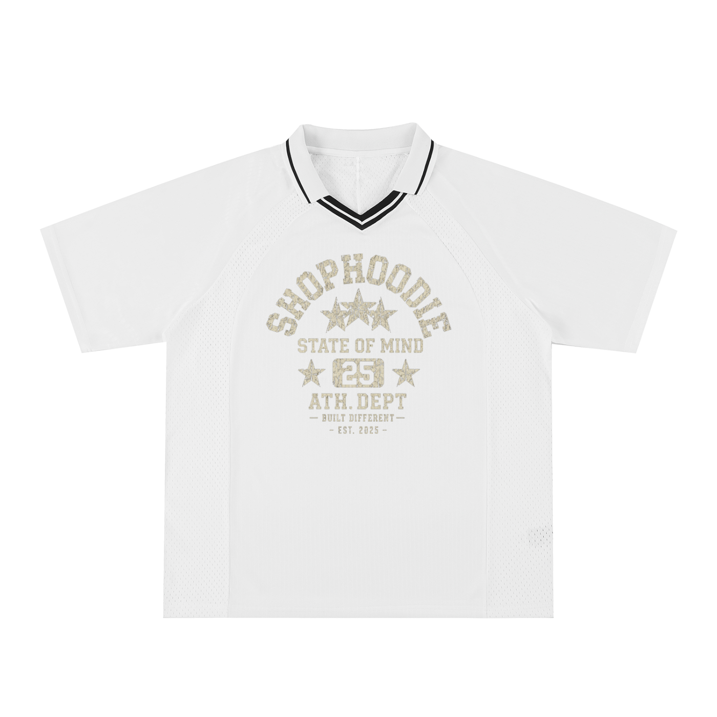 SHOPHOODIE Striped V-Neck Soccer Jersey