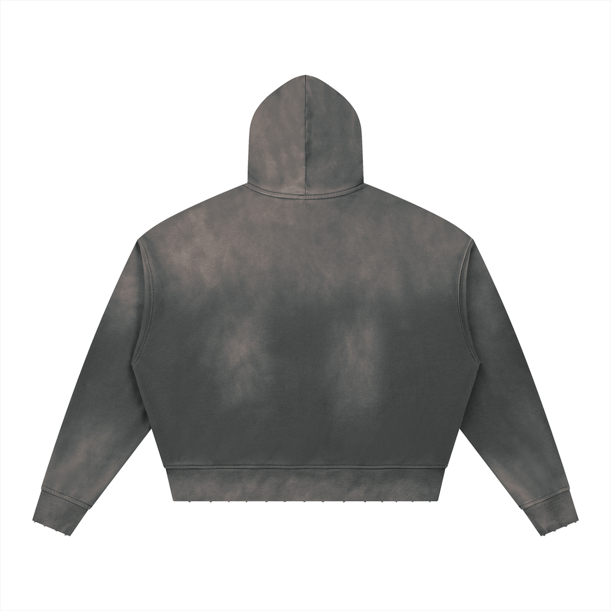 SHOPHOODIE® BLANK Sunfade Distressed Boxy Hoodie — 370 GSM product image 8