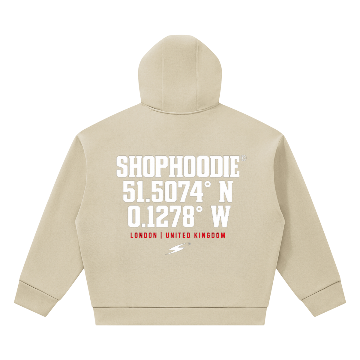 SHOPHOODIE® LONDON COORDINATE Heavyweight Fleece Boxy Hoodie — 500 GSM — product image 4