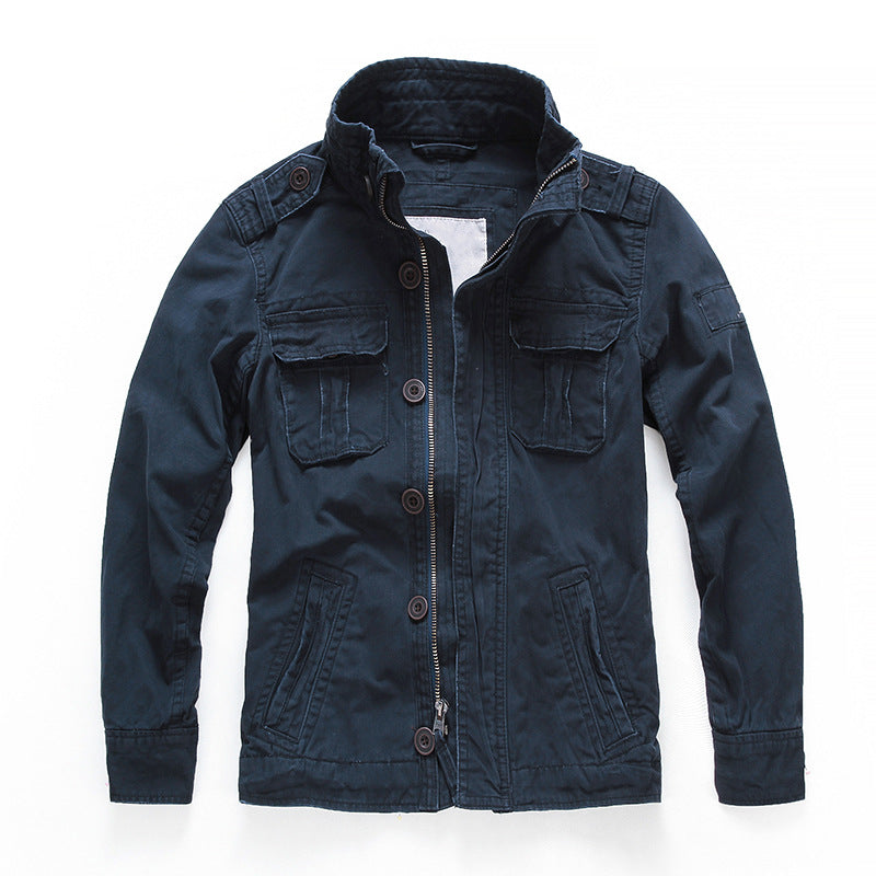 Camouflage denim jacket by Shop Hoodie