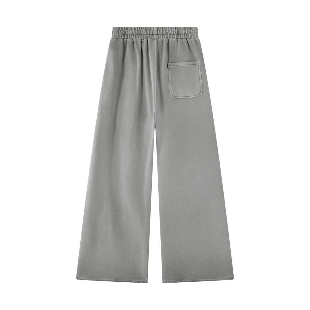 SHOPHOODIE® LONDON unisex 420 GSM vintage-wash raw-edge straight-leg sweatpants — product view 4