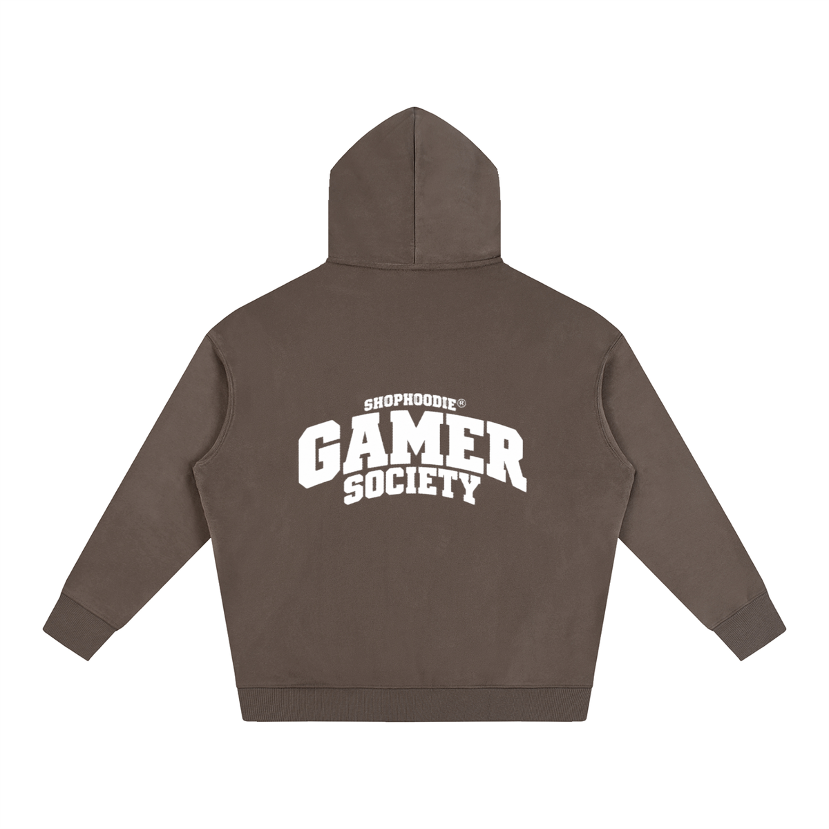 SHOPHOODIE® CAMPUS GAMER SOCIETY Oversized Fleece Hoodie — 350 GSM — view 16