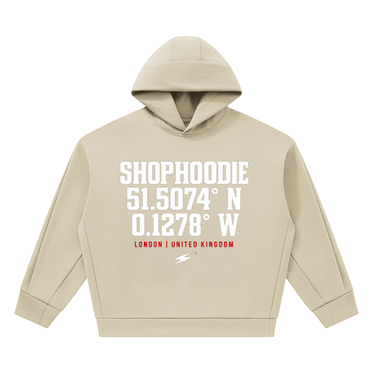 SHOPHOODIE® LONDON COORDINATE Heavyweight Fleece Boxy Hoodie — 500 GSM — product image 3