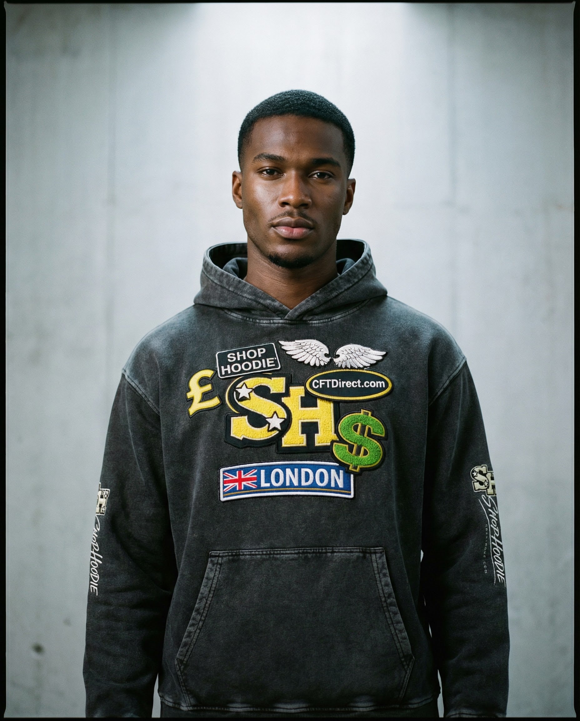 Snow Washed Loose Cotton Founder's Edition Hoodie von Shop Hoodie