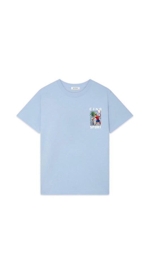 Tennis T-Shirt | Light Blue