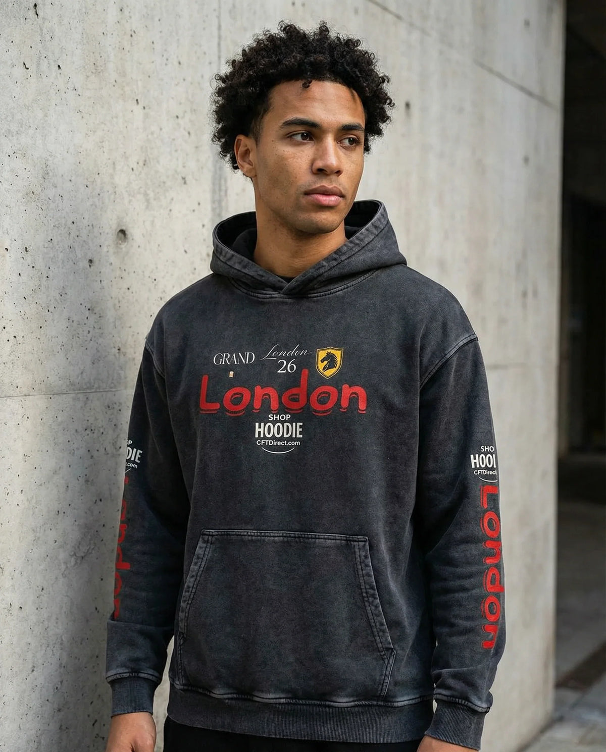 SHOPHOODIE® Loose Cotton London Premium Hoodie Drop 02 & Unisex Straight-Leg Sweatpants Complete Set – product image 26