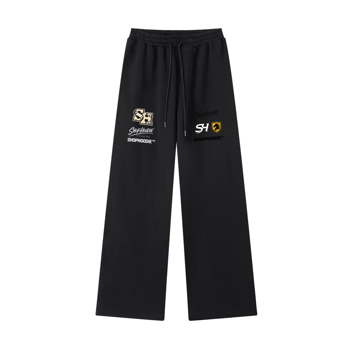Fleece Zip-Up Boxy Hoodie & Essential Straight-Leg Sweatpants Complete Set by ShopHoodie®