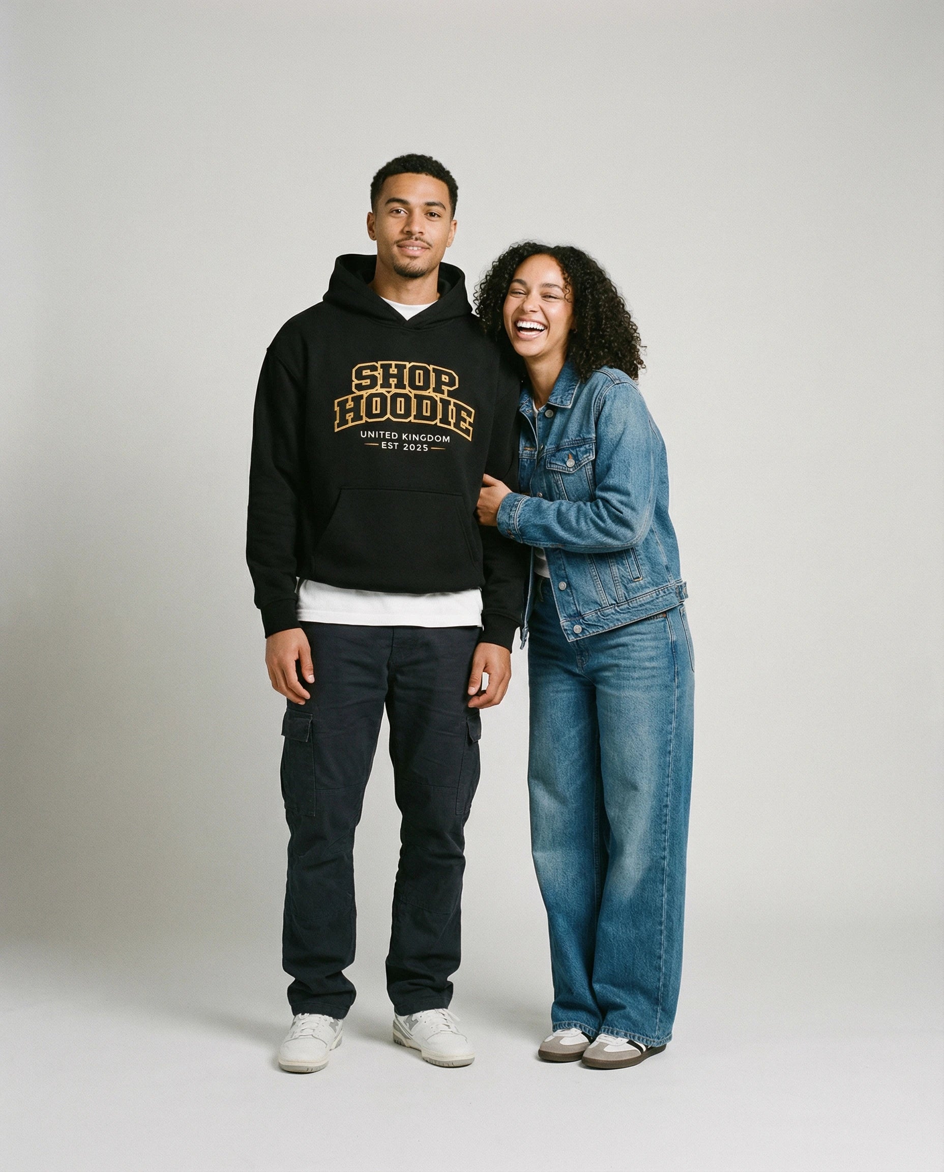 Essential Heavyweight Boxy Fleece Gold SH Hoodie by Shop Hoodie