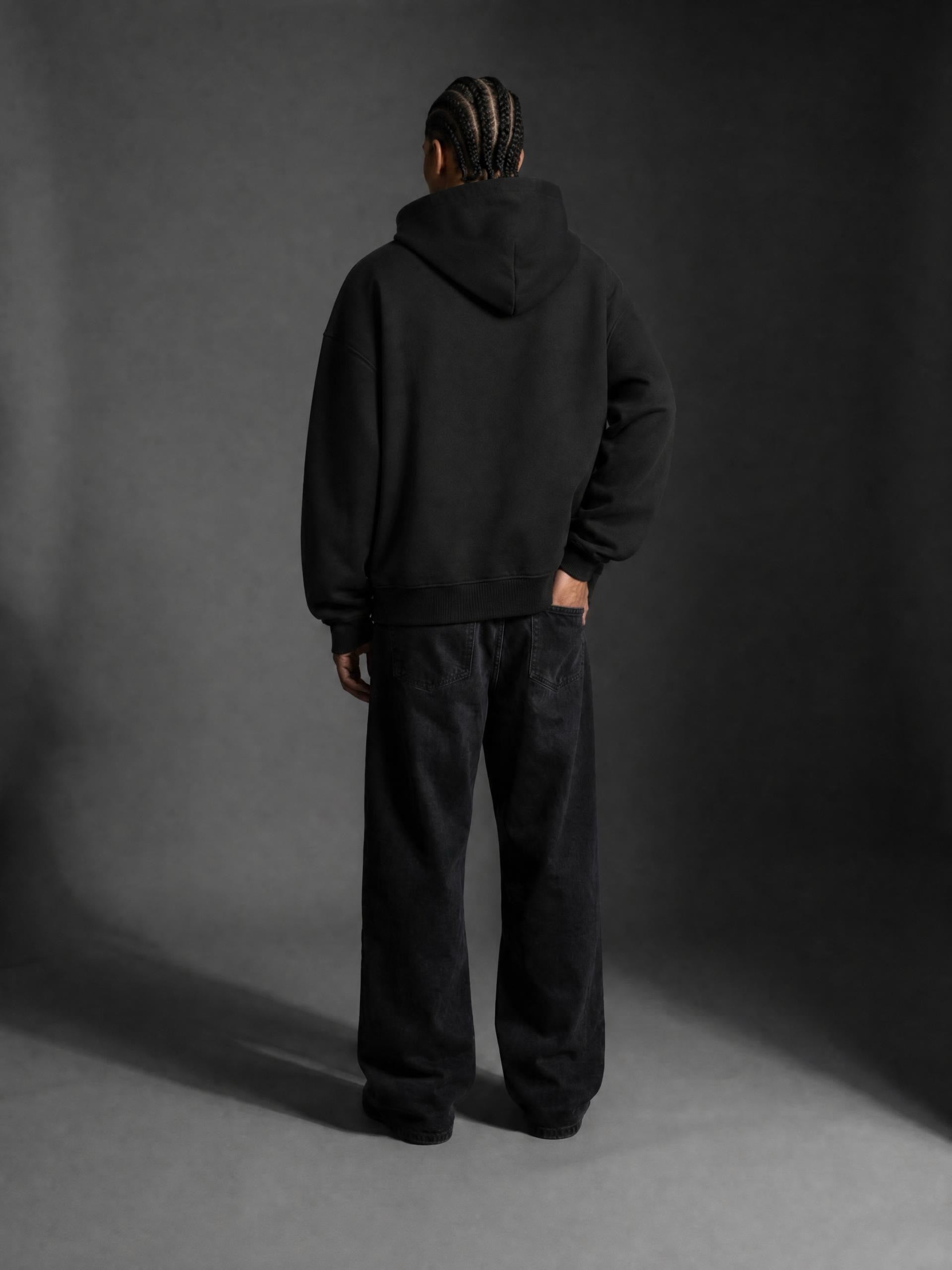 SHOPOODIE CREST Essential Oversized Boxy Fit Fleece Hoodie