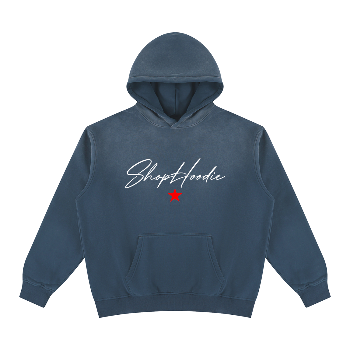 SHOPHOODIE® SIGNATURE Vintage Wash Fleece Hoodie — 355 GSM — view 5