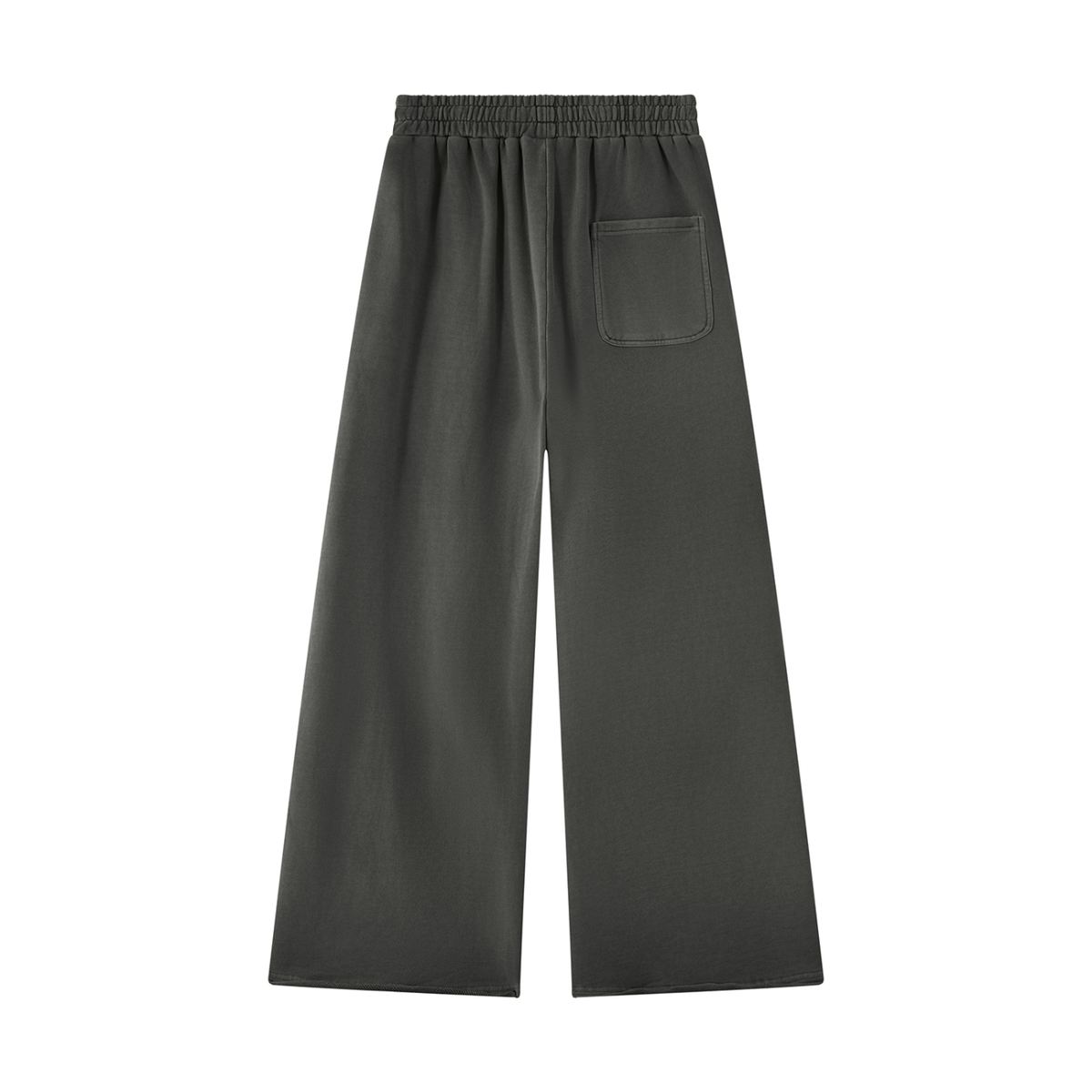 SHOPHOODIE® LONDON unisex 420 GSM vintage-wash raw-edge straight-leg sweatpants — product view 6