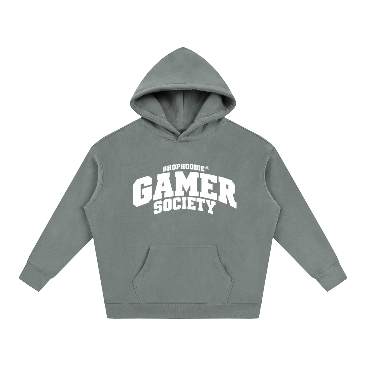 SHOPHOODIE® CAMPUS GAMER SOCIETY Oversized Fleece Hoodie — 350 GSM — view 19
