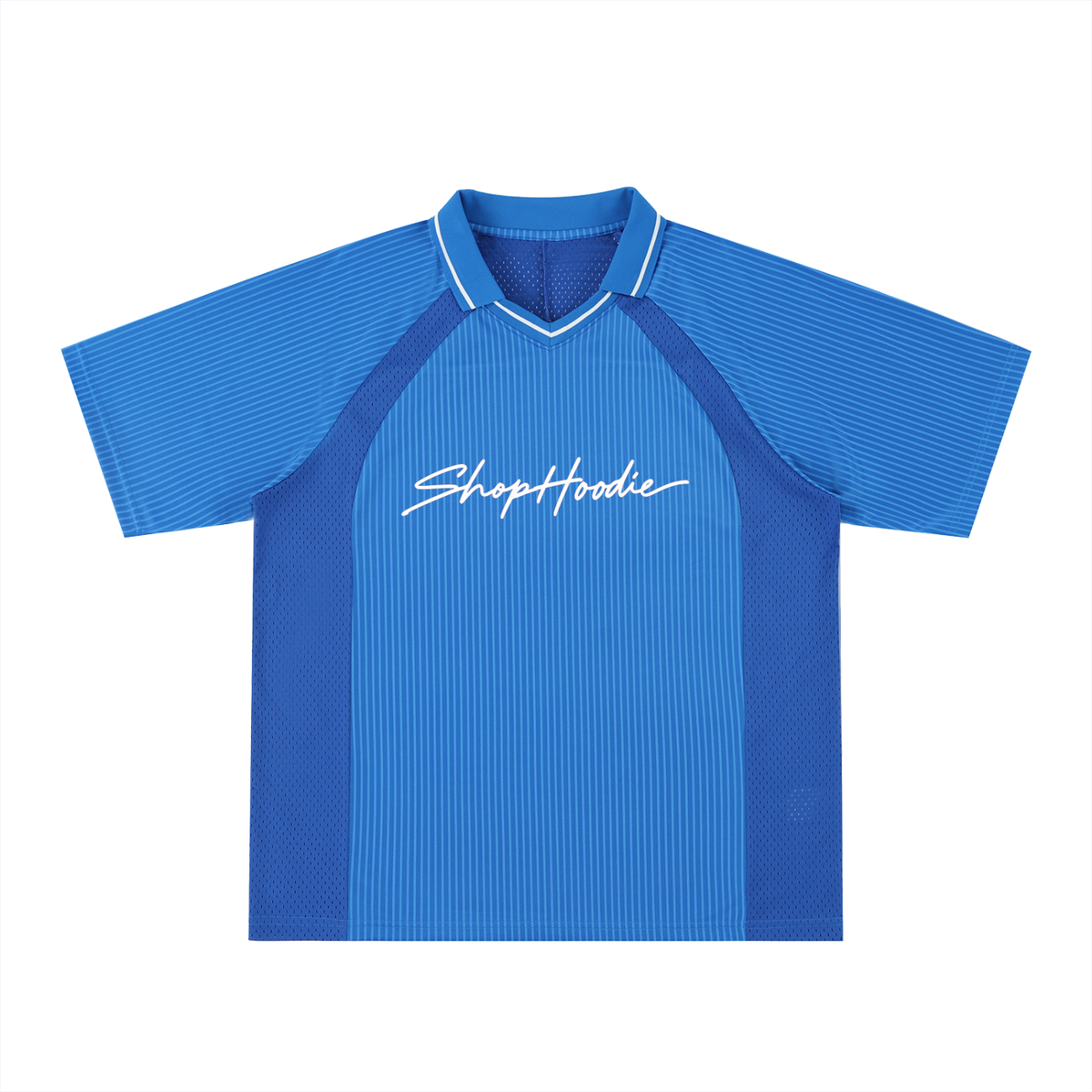 SHOPHOODIE® 88 Striped Oversized V-Neck Soccer Jersey – product image 5