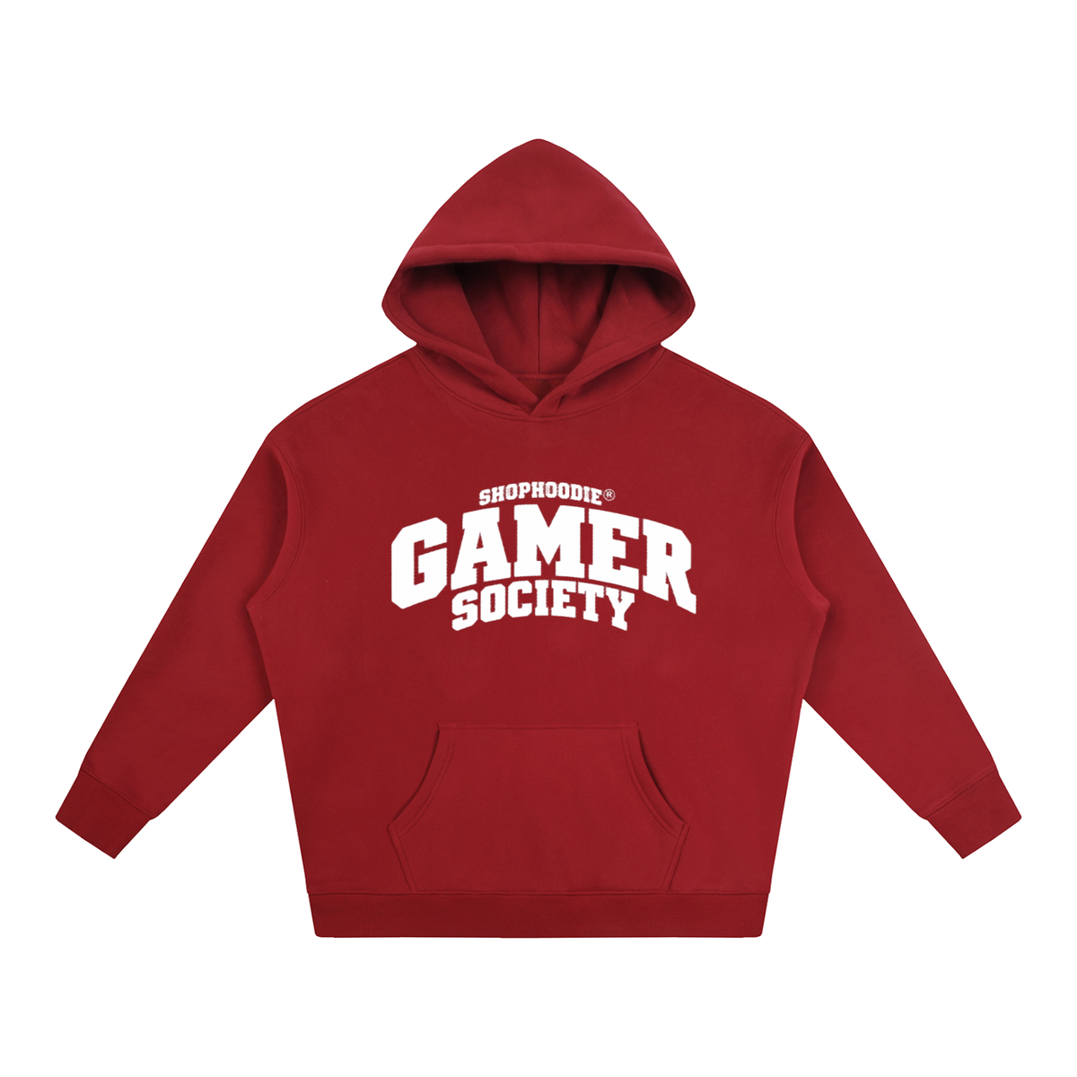 SHOPHOODIE® CAMPUS GAMER SOCIETY Oversized Fleece Hoodie — 350 GSM — view 3