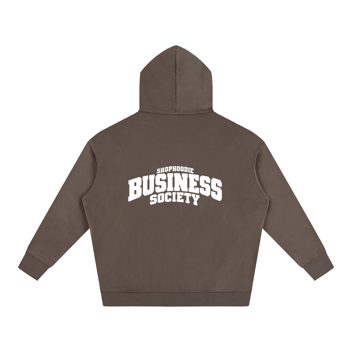 SHOPHOODIE® CAMPUS BUSINESS SOCIETY Oversized Fleece Hoodie — 350 GSM — view 24