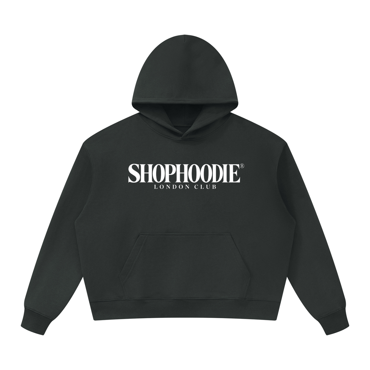 SHOPHOODIE® London Club oversized heavyweight 530 GSM hoodie – product photograph 7 of 8
