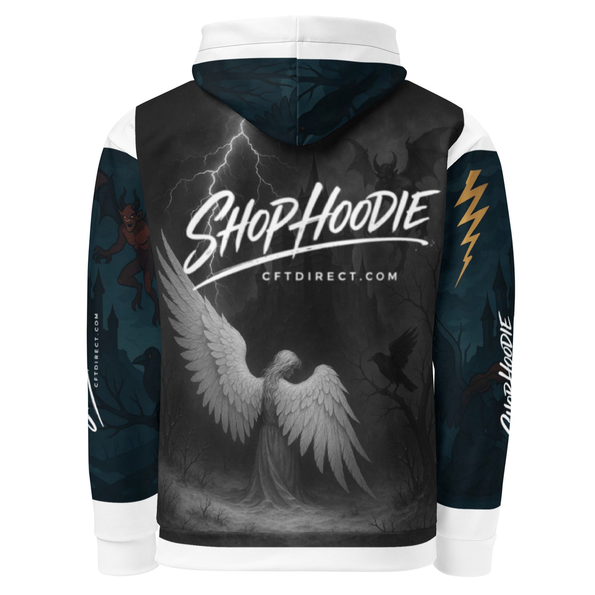 SHOPHOODIE® Unisex All Over Print Cotton Hoodie complete set