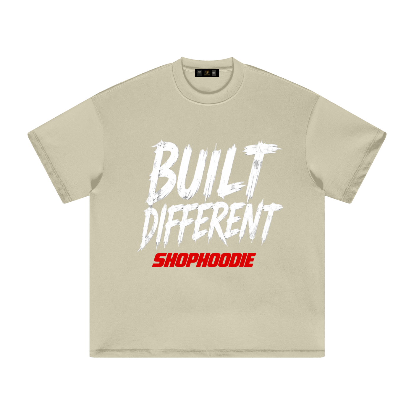 SHOPHOODIE BUILT DIFFERENT T-SHIRT-HEAVYWEIGHT