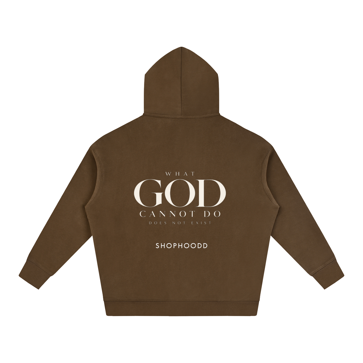 SHOPHOODIE LONDON Faith 350 GSM unisex oversized fleeced hoodie – product image 14