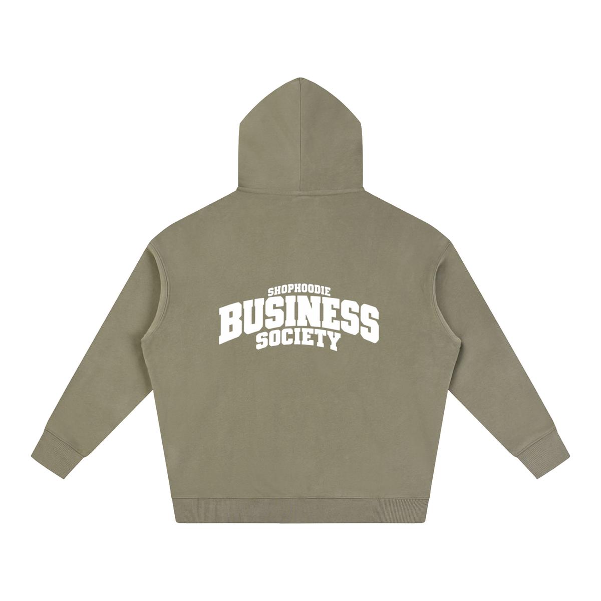 SHOPHOODIE® CAMPUS BUSINESS SOCIETY Oversized Fleece Hoodie — 350 GSM — view 18
