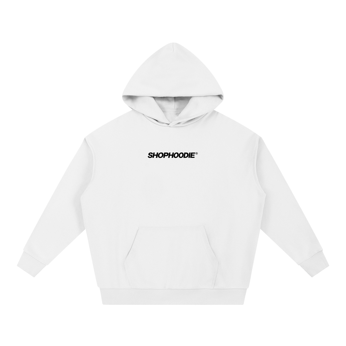 SHOPHOODIE® LONDON unisex 430 GSM heavyweight oversized pullover hoodie — product view 3